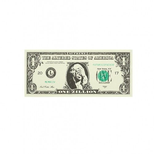 Supreme one zillion clearance sticker
